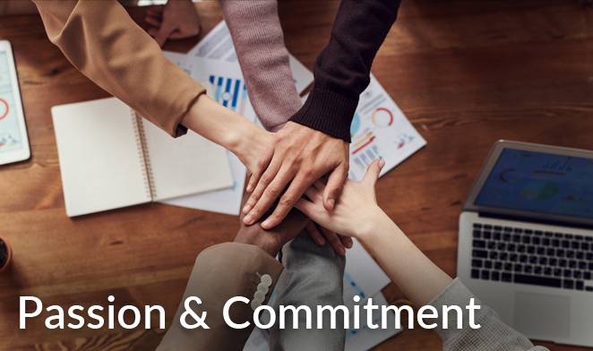 our passion & commitment